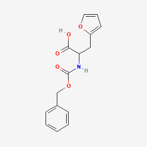 molecular formula C15H15NO5 B8699730 Cbz-3-(2-furyl)-DL-alanine 