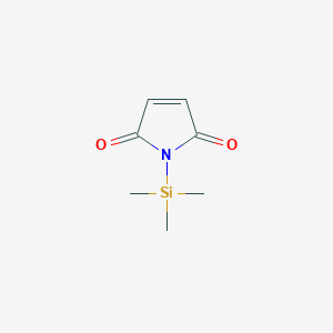 molecular formula C7H11NO2Si B8699754 1H-Pyrrole-2,5-dione, 1-(trimethylsilyl)- CAS No. 53209-79-3