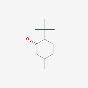 molecular formula C11H20O B8699764 2-Tert-butyl-5-methylcyclohexanone 