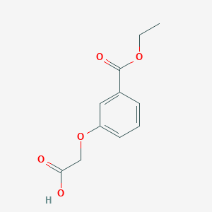 molecular formula C11H12O5 B8699787 [3-(Ethoxycarbonyl)phenoxy]acetic acid 