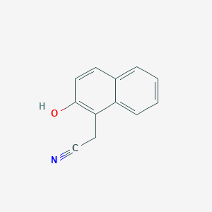 molecular formula C12H9NO B8699868 1-Naphthaleneacetonitrile, 2-hydroxy- CAS No. 4855-11-2