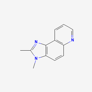 molecular formula C12H11N3 B8699903 2,3-dimethyl-3H-imidazo[4,5-f]quinoline 