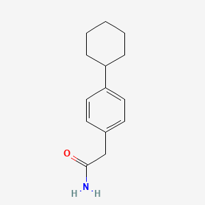 molecular formula C14H19NO B8699906 Para-cyclohexyl-phenylacetamide 