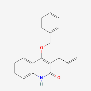 4-(Benzyloxy)-3-(prop-2-en-1-yl)quinolin-2-ol
