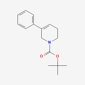 molecular formula C16H21NO2 B8700027 tert-butyl 5-phenyl-3,6-dihydro-2H-pyridine-1-carboxylate 