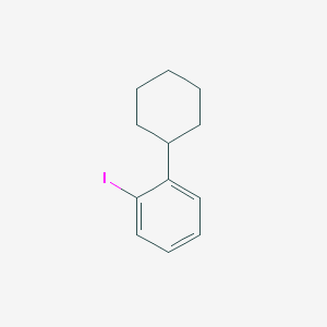 molecular formula C12H15I B8700088 1-Iodo-2-cyclohexylbenzene CAS No. 105902-45-2