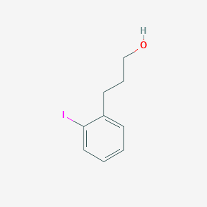 molecular formula C9H11IO B8700179 Benzenepropanol, 2-iodo- CAS No. 26059-41-6