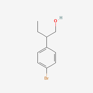 molecular formula C10H13BrO B8700192 2-(4-Bromophenyl)butan-1-ol CAS No. 943742-87-8