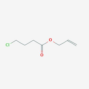 molecular formula C7H11ClO2 B8700335 Butanoic acid, 4-chloro, 2-propenyl ester 