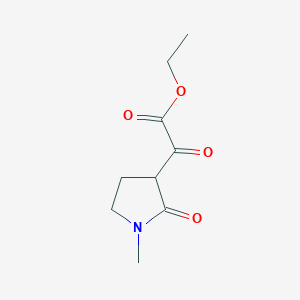 Ethyl (1-methyl-2-oxopyrrolidin-3-yl)(oxo)acetate