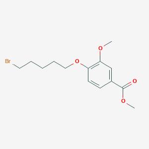 4-(5-Bromopentyloxy)-3-methoxy-benzoic acid methyl ester