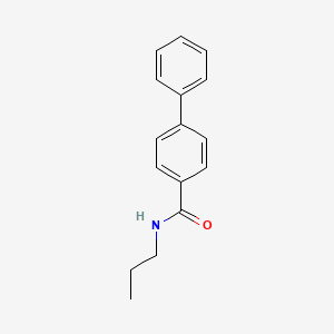 molecular formula C16H17NO B8700374 N-n-propyl-4-phenylbenzamide 