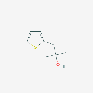 molecular formula C8H12OS B8700395 2-Methyl-1-(thiophen-2-yl)propan-2-ol 