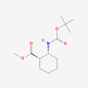 molecular formula C13H23NO4 B8700404 Methyl (1S,6R)-6-tert-butoxycarbonylaminocyclohexanecarboxylate 