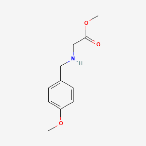 molecular formula C11H15NO3 B8700412 (4-Methoxy-benzylamino)-acetic acid methyl ester CAS No. 20839-80-9