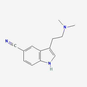 3-[2-(dimethylamino)ethyl]-1H-indole-5-carbonitrile