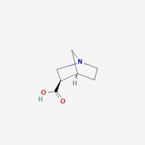 molecular formula C7H11NO2 B8700430 (3R,4S)-1-Azabicyclo[2.2.1]heptane-3-carboxylic acid 