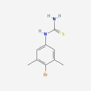 molecular formula C9H11BrN2S B8700444 4-Bromo-3,5-dimethylphenylthiourea 