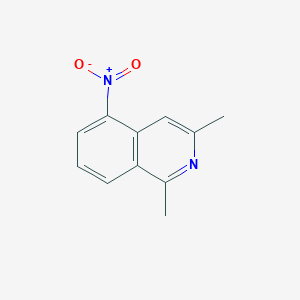 molecular formula C11H10N2O2 B8700467 1,3-Dimethyl-5-nitroisoquinoline 