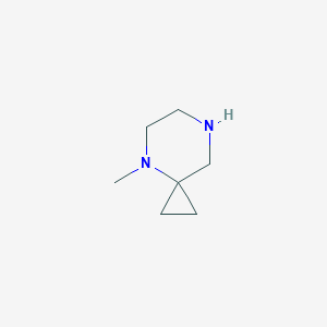 molecular formula C7H14N2 B8700582 4-Methyl-4,7-diazaspiro[2.5]octane 