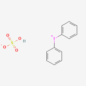 molecular formula C12H11IO4S B8700598 Diphenyliodonium hydrogen sulfate CAS No. 49723-69-5