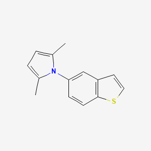 (benzo[b]thiophen-5-yl)-2,5-dimethyl-1H-pyrrole
