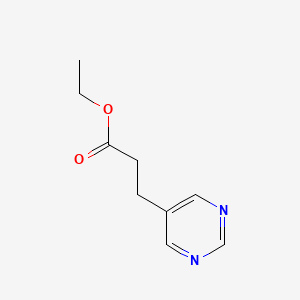 Ethyl 3-(5-pyrimidyl)propionate