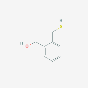 molecular formula C8H10OS B8700687 [2-(Sulfanylmethyl)phenyl]methanol CAS No. 26257-08-9