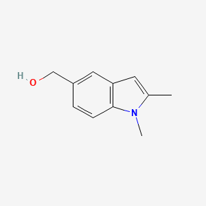molecular formula C11H13NO B8700750 (1,2-Dimethyl-1H-indol-5-yl)methanol 
