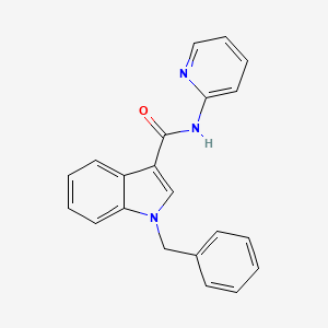 molecular formula C21H17N3O B8700761 1-benzyl-N-(pyridin-2-yl)-1H-indole-3-carboxamide 