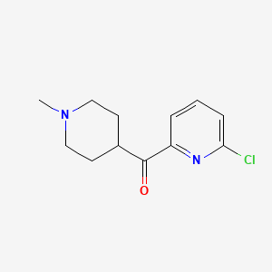 molecular formula C12H15ClN2O B8700782 2-Chloro-6-(1-methylpiperidin-4-ylcarbonyl)pyridine 
