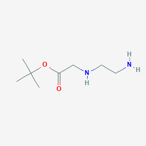 molecular formula C8H18N2O2 B8700804 Tert-butyl 2-[(2-aminoethyl)amino]acetate 