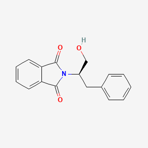 B8700835 (+)-(R)-2-(1-Benzyl-2-hydroxyethyl)-1H-isoindole-1,3(2H)-dione CAS No. 152903-44-1