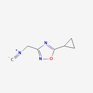 1,2,4-Oxadiazole, 5-cyclopropyl-3-(isocyanomethyl)-