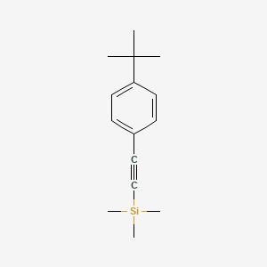 molecular formula C15H22Si B8700898 ((4-(tert-Butyl)phenyl)ethynyl)trimethylsilane 