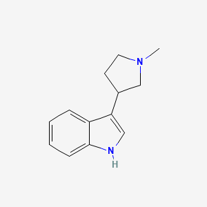 Indole, 3-(1-methyl-3-pyrrolidinyl)-