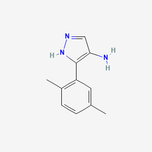 3-(2,5-dimethylphenyl)-1H-pyrazol-4-amine