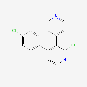 2-Chloro-4-(4-chlorophenyl)-3,4'-bipyridine