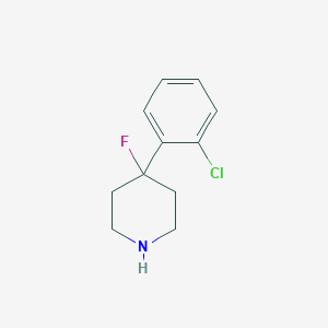 4-(2-Chlorophenyl)-4-fluoropiperidine