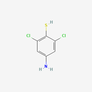 molecular formula C6H5Cl2NS B8700996 4-Amino-2,6-dichlorobenzene-1-thiol CAS No. 920509-81-5