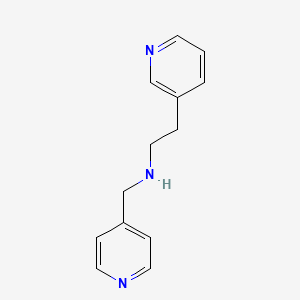 molecular formula C13H15N3 B8701033 (2-Pyridin-3-ylethyl)pyridin-4-ylmethylamine 