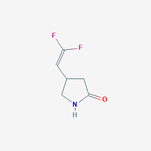 molecular formula C6H7F2NO B8701048 4-(2,2-Difluorovinyl)pyrrolidin-2-one 