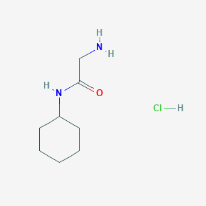 molecular formula C8H17ClN2O B087011 2-氨基-N-环己基乙酰胺盐酸盐 CAS No. 14432-21-4