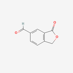 molecular formula C9H6O3 B8701147 3-Oxo-1,3-dihydroisobenzofuran-5-carbaldehyde 