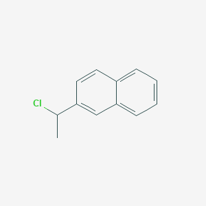 molecular formula C12H11Cl B8701341 2-(1-Chloroethyl)naphthalene CAS No. 58464-06-5