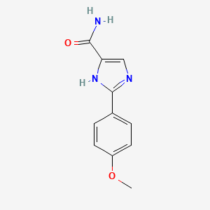 4-Carbamoyl-2-(4-methoxyphenyl)imidazole