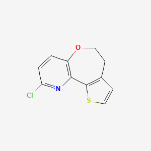 13-chloro-9-oxa-3-thia-14-azatricyclo[8.4.0.02,6]tetradeca-1(10),2(6),4,11,13-pentaene