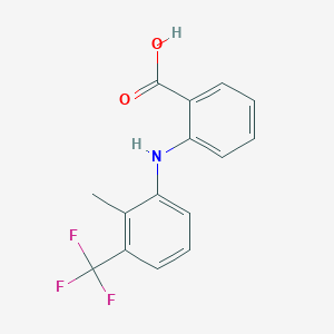 molecular formula C15H12F3NO2 B8701387 2-{[2-Methyl-3-(trifluoromethyl)phenyl]amino}benzoic acid 