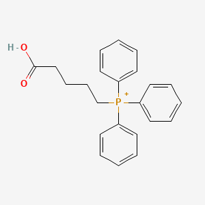 molecular formula C23H24O2P+ B8701448 5-(Triphenylphosphonio)valerate 