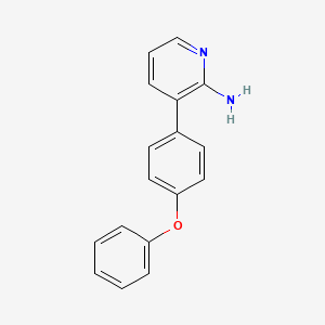 molecular formula C17H14N2O B8701468 3-(4-Phenoxyphenyl)pyridin-2-amine 